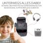 Preview: BAMBINIWELT Kinderrucksack für Toniebox, Musikbox-Rucksack für Hörwürfel z.B. Toniebox und Tigerbox Touch, verstellbare Innenfächer, Netzfach, gepolsterte Schultergurte